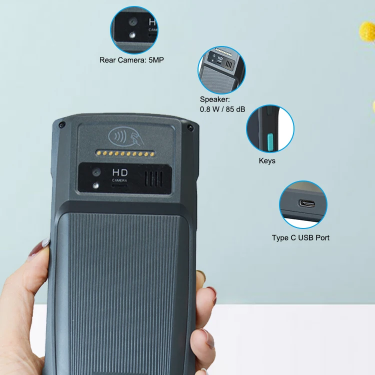 2D QR Code Scanner Magnetic IC Chip Card Reader Android POS Systems for payment HCC-CS20