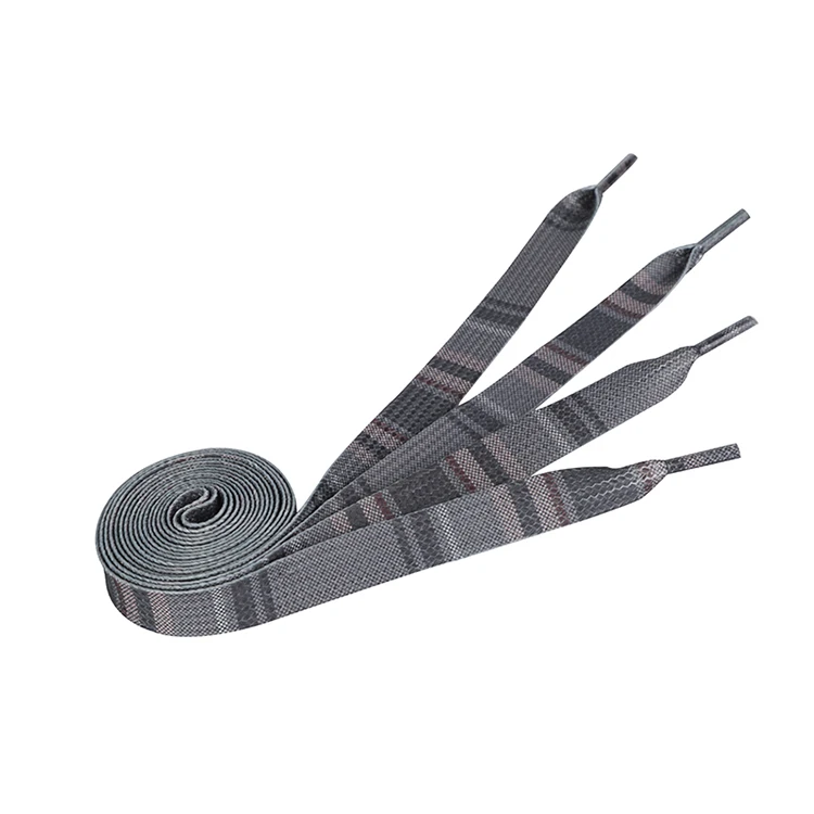 Wholesale Colorful Thermal Transfer Polyester Custom Shoelaces For Casual Shoes And Sneakers