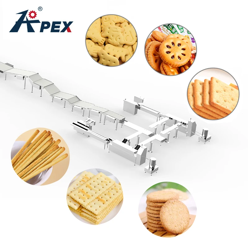 Biscuit Processing Machine Full Auto Hard Biscuit Production Line For Marie Malaysia Cream Crackers