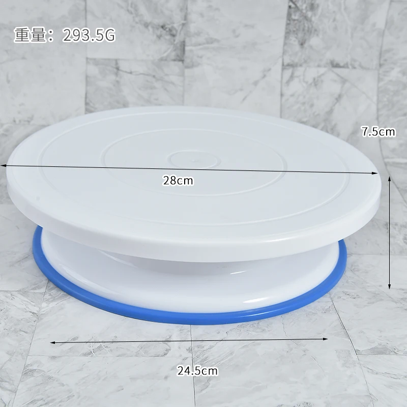 11'Cake Turntable Stand Rotating Cake Stand Professional Rotating Icing Turntable