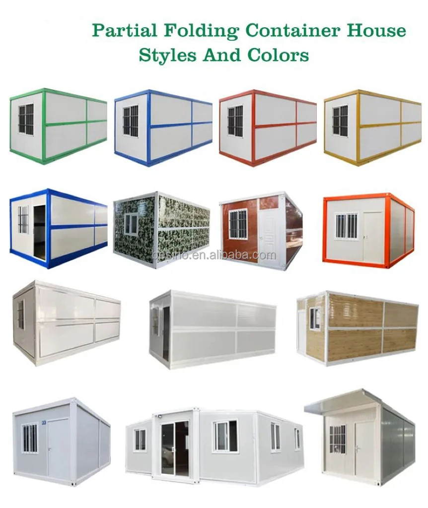 Foldable Expandable Prefab House Foldable Container House 20 Ft Foldable Prefabricated House