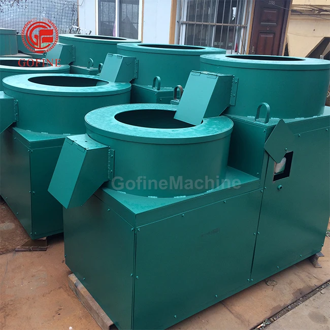 Gofine 1.5m round polishing machine, organic fertilizer particle shaping equipment, finished particle polishing machine