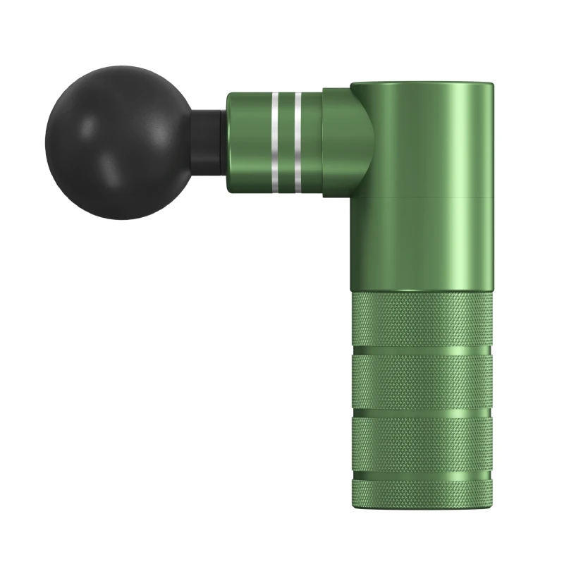 RK-C43 metallic Deep Tissue mini Massage Gun Cordless Percussion Muscle vibration Anti Slip Handheld Quiet Massager