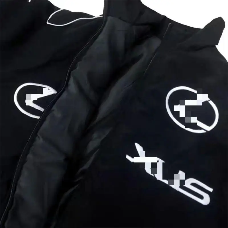 Embroidery Riding Suit Men American Race Car s Motorcycle Coat Loose Casual Cotton Women Clothes Racing Jackets