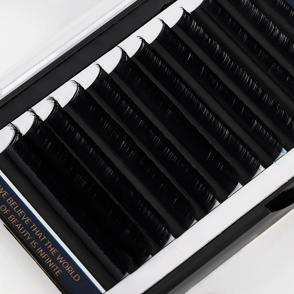 SP Eyelash Private Label Handmade Silk Eyelash Individual Classic Lash Faux Mink Professional Volume Bulk Eyelash Extension