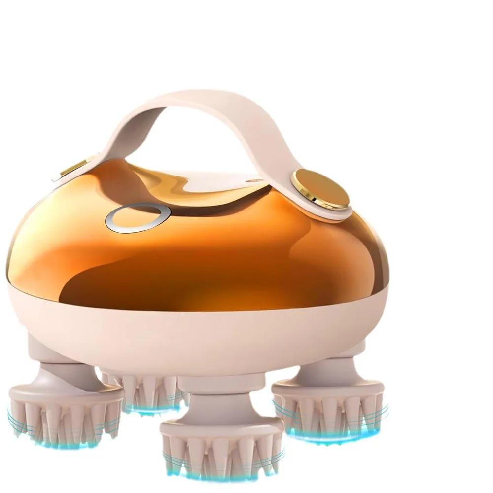 OEM Detachable Claw Electric Waterproof Head Massage Scalp Massager Hair Body Deep Tissue Kneading Stress Release Head Massager