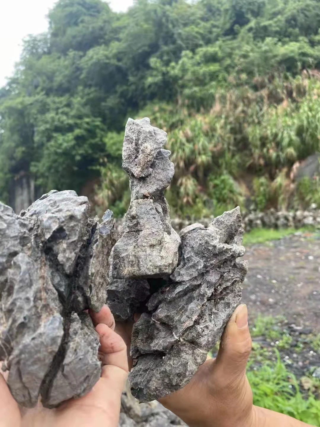 Acid Wash Decorative Dragon Rocks Seiryu Stones Natural raw ohko dragon stone for fish tank landscaping