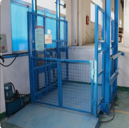 0.5m/s 2000KG Outdoor Cargo Elevator Quantity assured Spray Steel Plate goods Lift