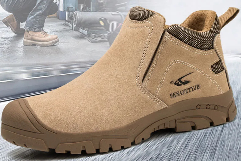 2023 safety shoes for welding,welding safety boots shoes,leather boot steel toe work safety shoes for men