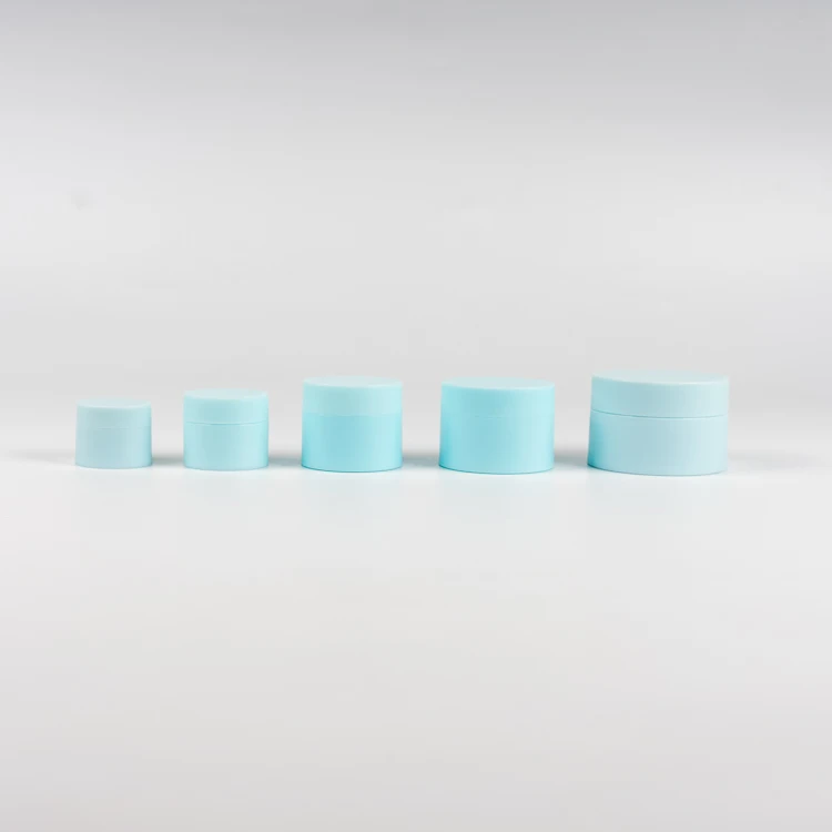 Custom 5g 10g 15g 20g 25g 30g 50g 100g 100ml 15 ml Pink Color Small Container Double Wall Eye Cream Plastic PP Jar