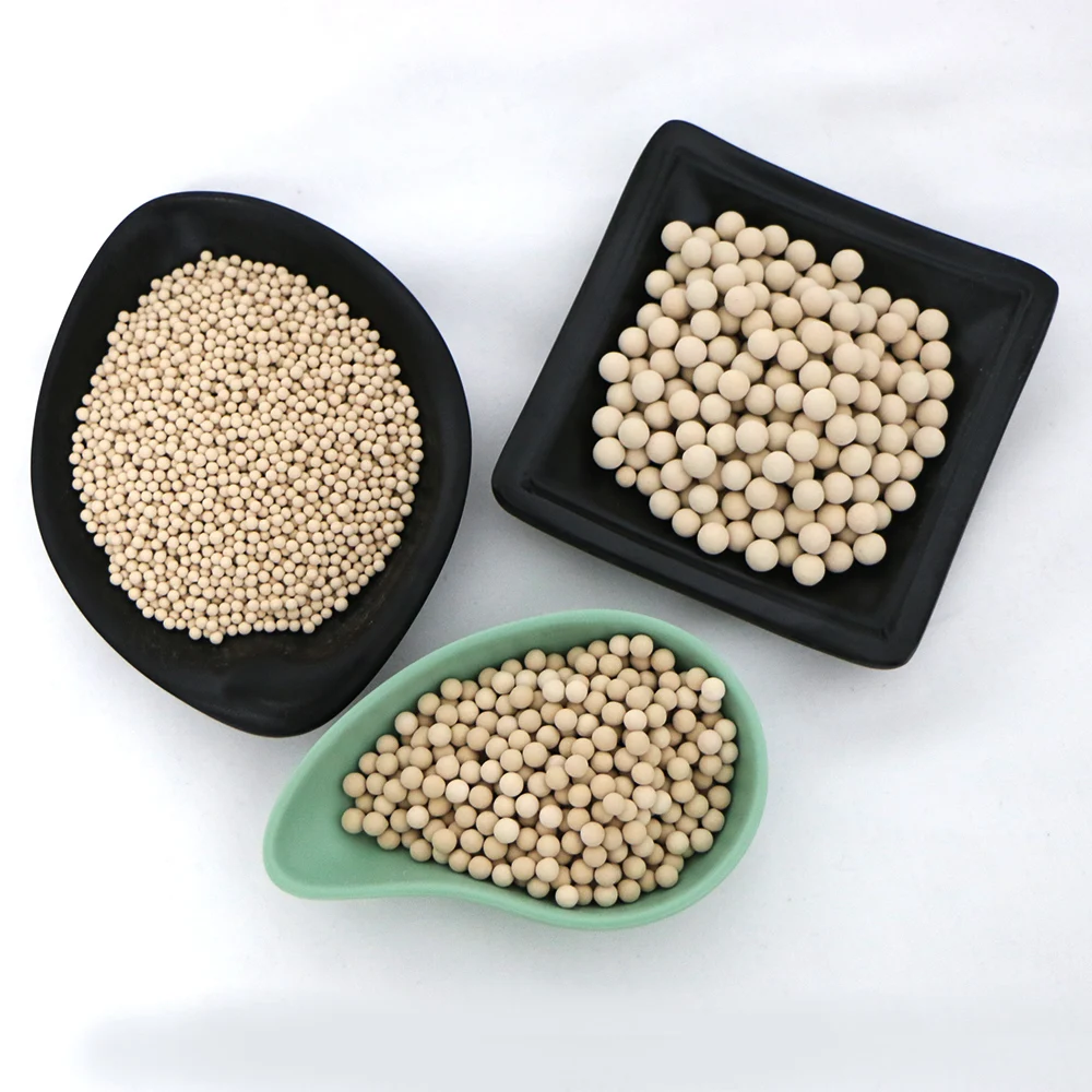 High efficient adsorption sphere 1.7-2.5 mm 3-5 mm zeolite molecular sieve 3a 4a 5a 13x 13x apg adsorbent desiccant