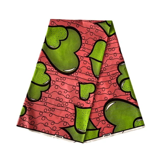 African Cheap Printed Fabric 100% polyester printing Wax Fabric African Wax Print 6 Yards real wax
