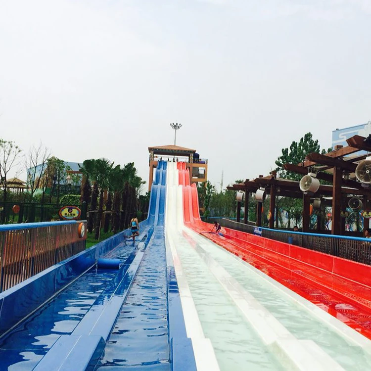 China Factory Supply Popular Water Park Slide Fiberglass Water Slide Rainbow Slide Amusement Playground