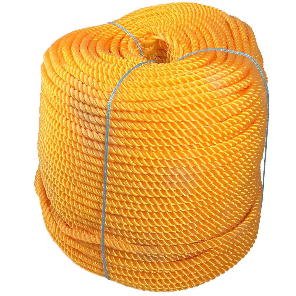 solid braid nylon utility rope pe rope polyester furniture
