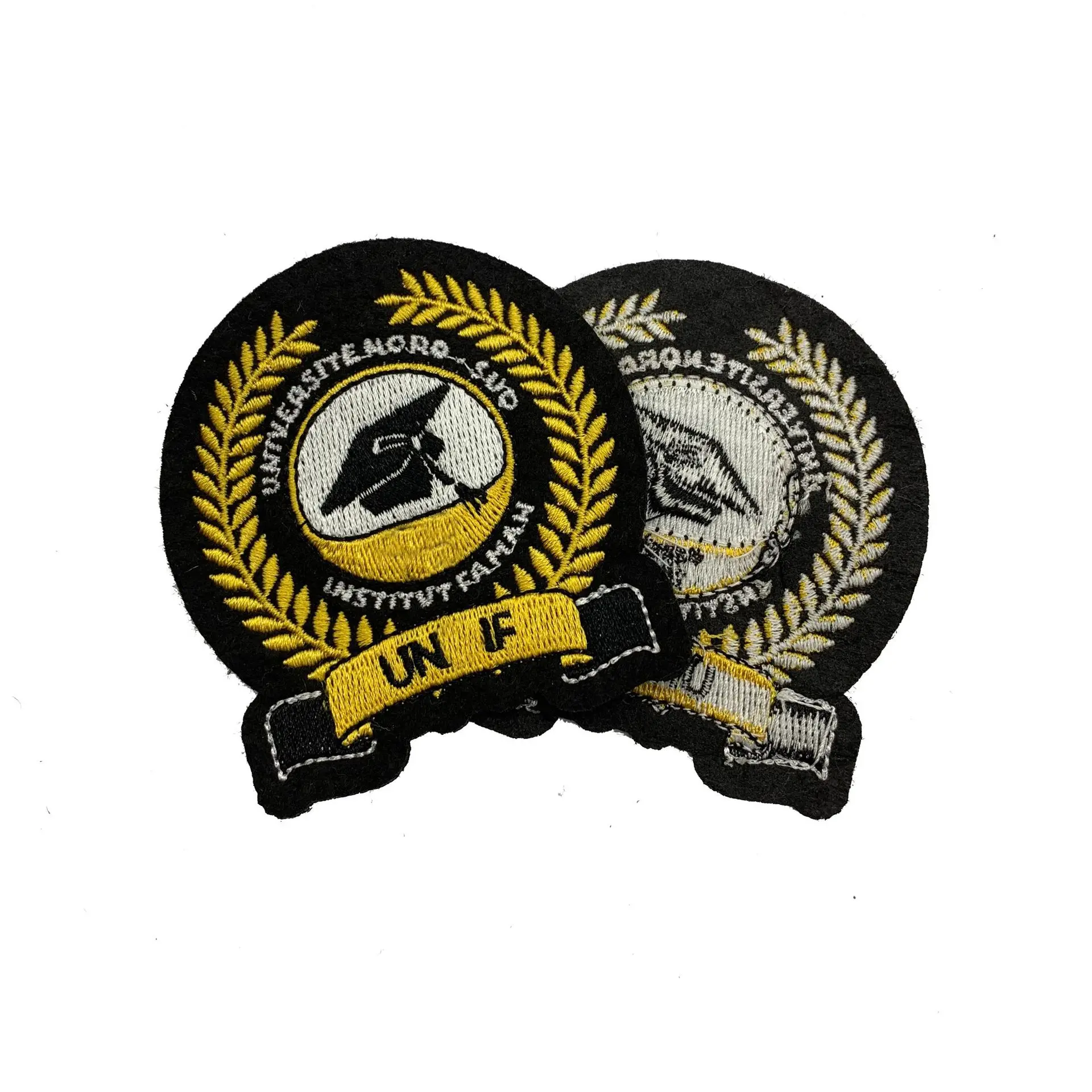 custom full embroidered logo jackets hats clothing badges patches wholesale iron on patch design your logo woven patches