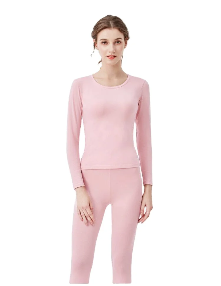 
long johns thermal underwear women logo modal thermal underwear sexy o-neck 