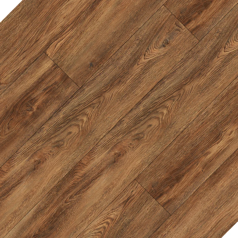 Dark brown Piso Spc 4mm Suelo De Vinilo Lvt Spc Spc Flooring Click With Foam