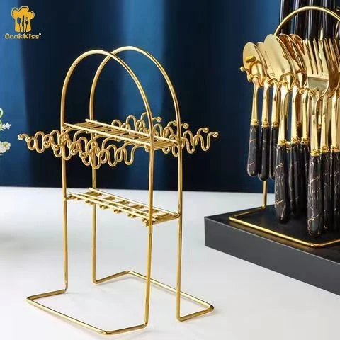 24 шт. набор столовых приборов из нержавеющей стали