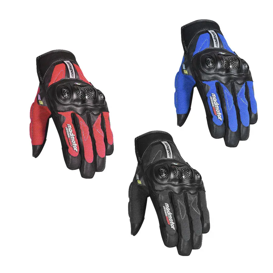 Wholesale Full Finger Touch Screen Motorcycle Glove Custom Racing Gloves Motorbike Dirt Bike Protective Motocross Gloves Guantes