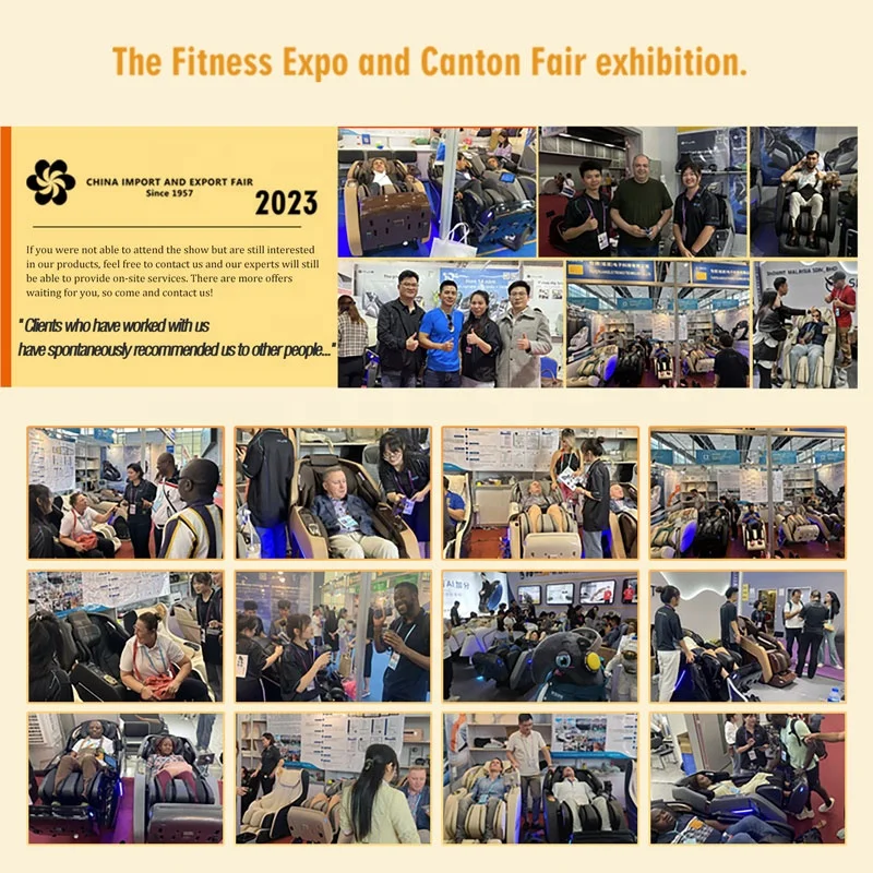 2024 Modern Air Pressure Body Relax 3D Zero Gravity Heating Full Body Massage Chair