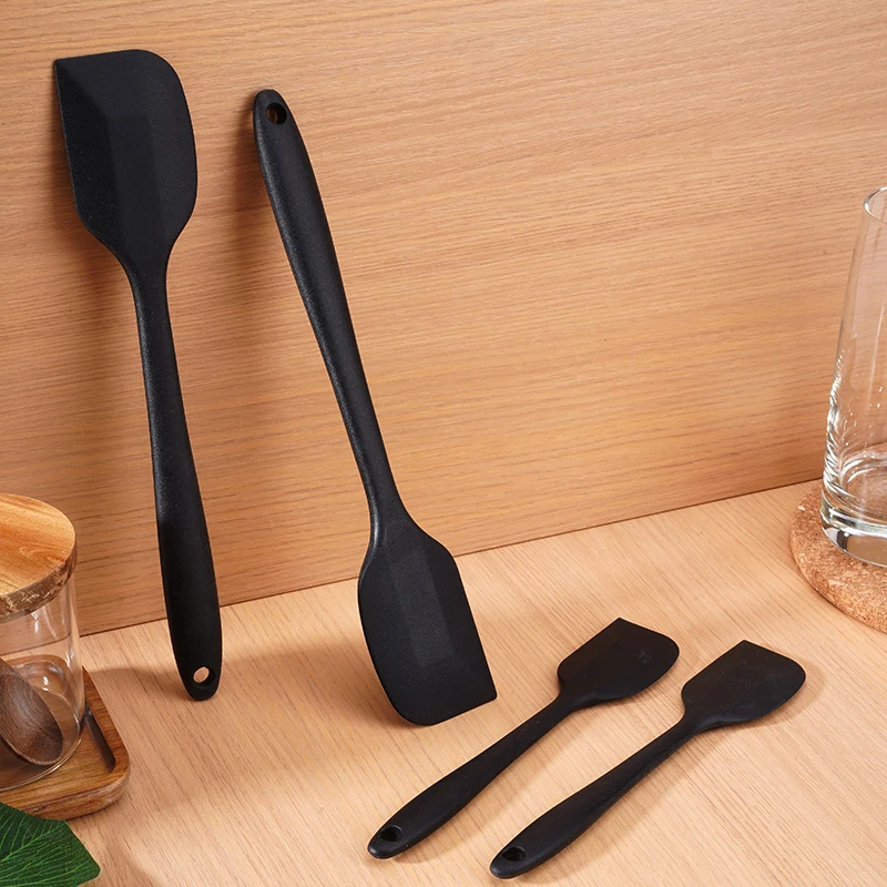 Набор профессиональных шпателей из пищевого силикона для приготовления пищи, выпечки и смешивания, термостойкая Антипригарная посуда