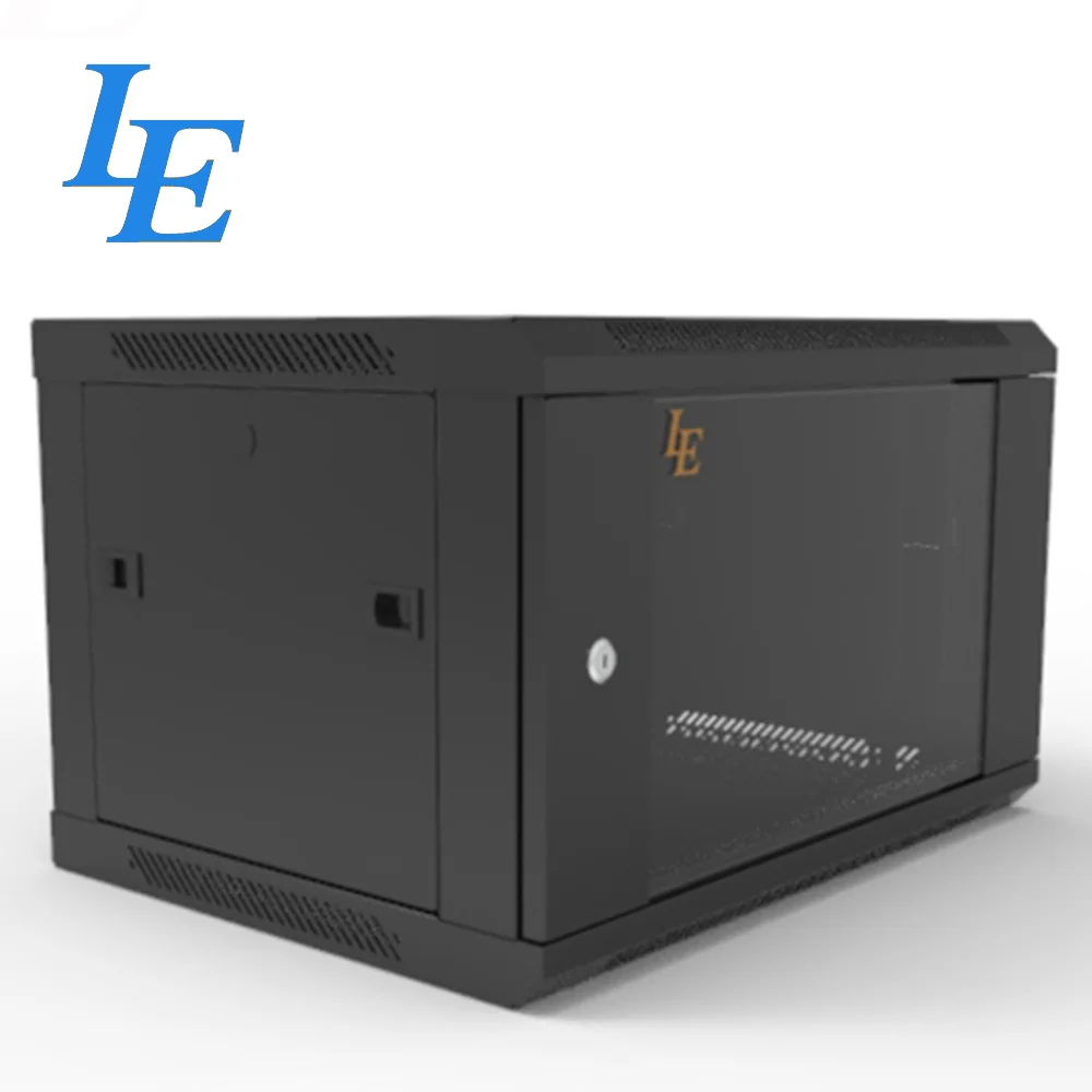 LE 4U 6U 12U 18U Server Rack IP20 Wall Mounted Data Equipment Cabinet Rack Enclosure