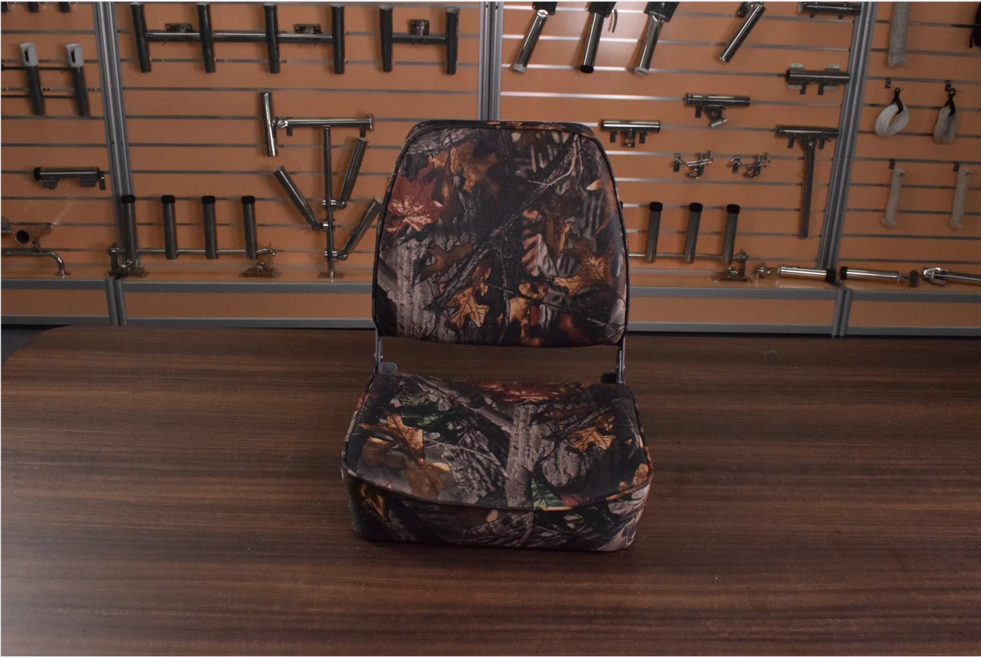 marine camo forest cover boat seat