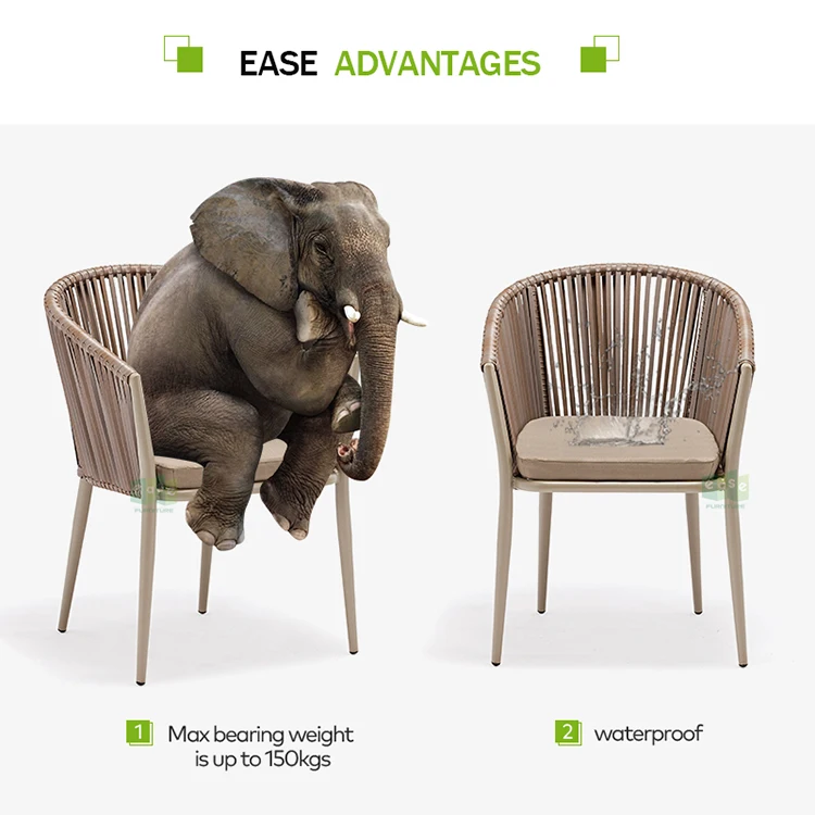 rattan garden furniture outdoor dining table and chair set brown