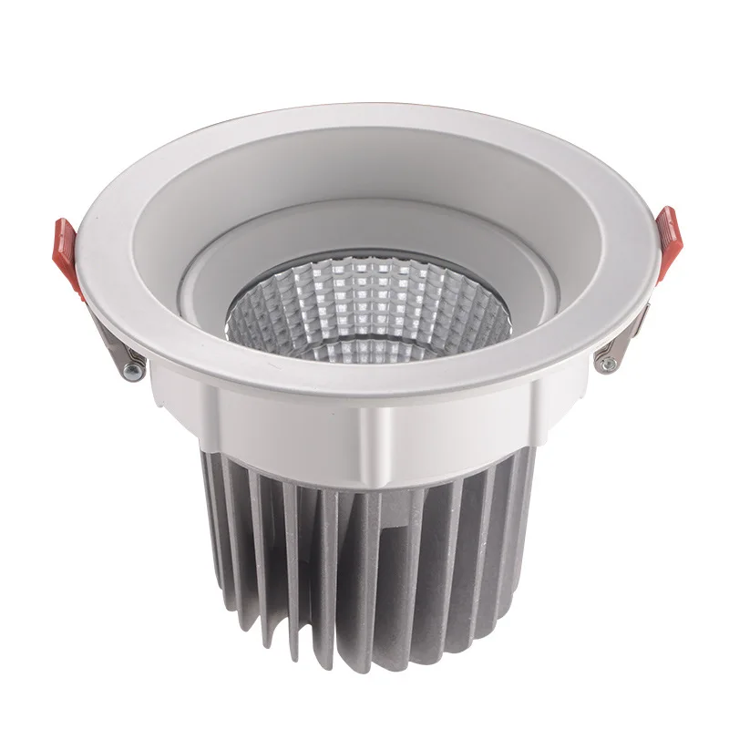 New design ip54 cri90 7w 15w 25w golden cob led downlight wall recessed shop spot light cylinder down light adjust for hotel