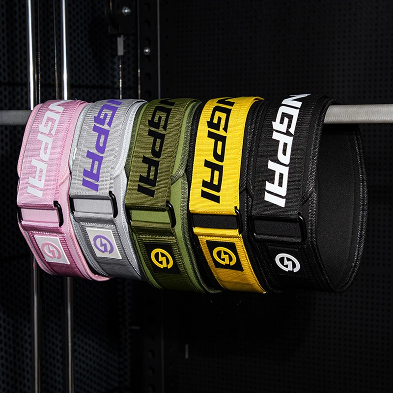 Fitness Belt Weight Squat Lift Strength Weight Training and Waist Protection Nylon Professional Protective Belt