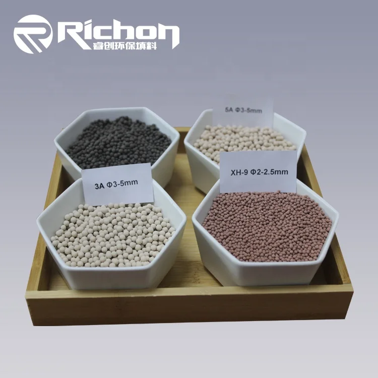 1.7-2.5mm Sphere Zeolite Molecular Sieve 5A  For Gas Purification