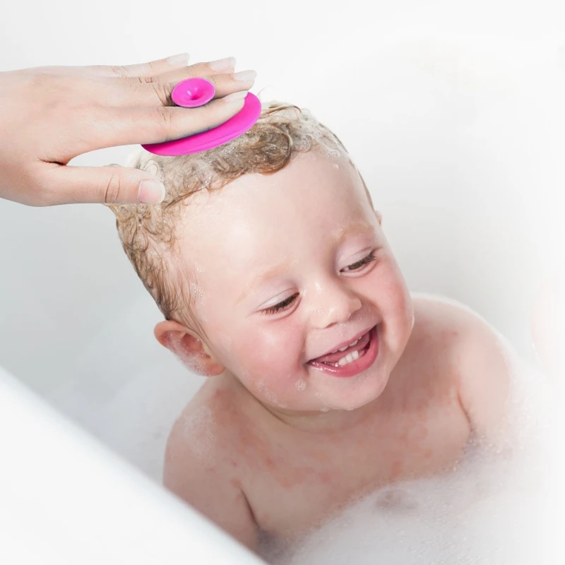 New Design johnsons baby wash baby care product silicone scalp care soft brush