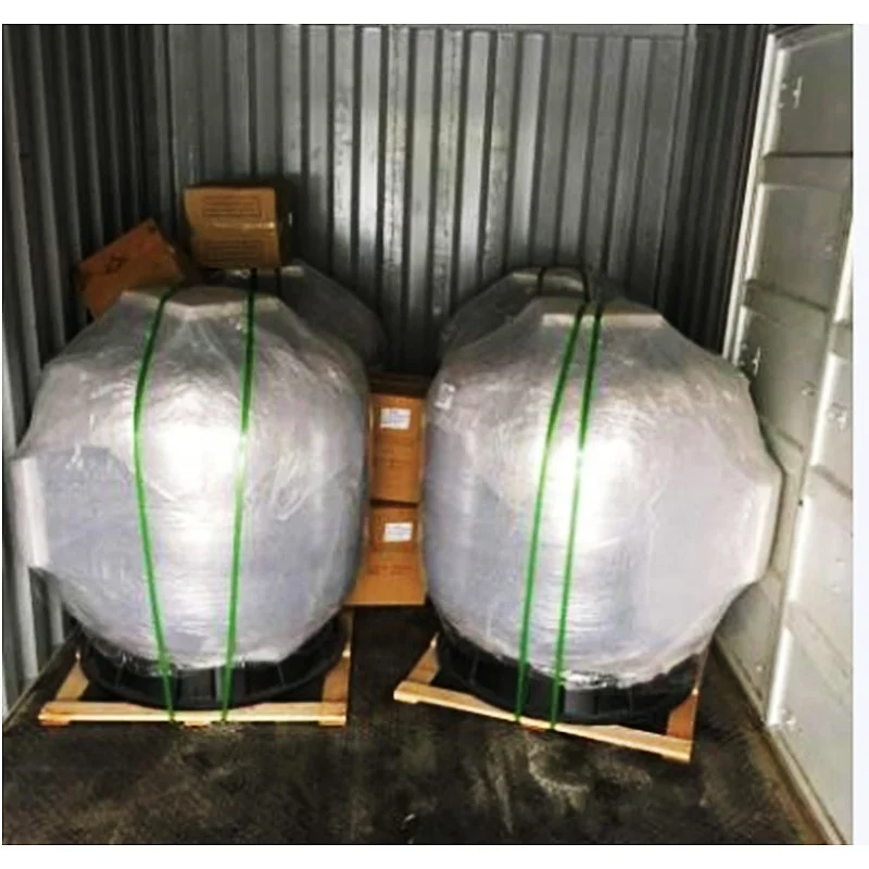 Commercial side mount swimming pool silica sand filter