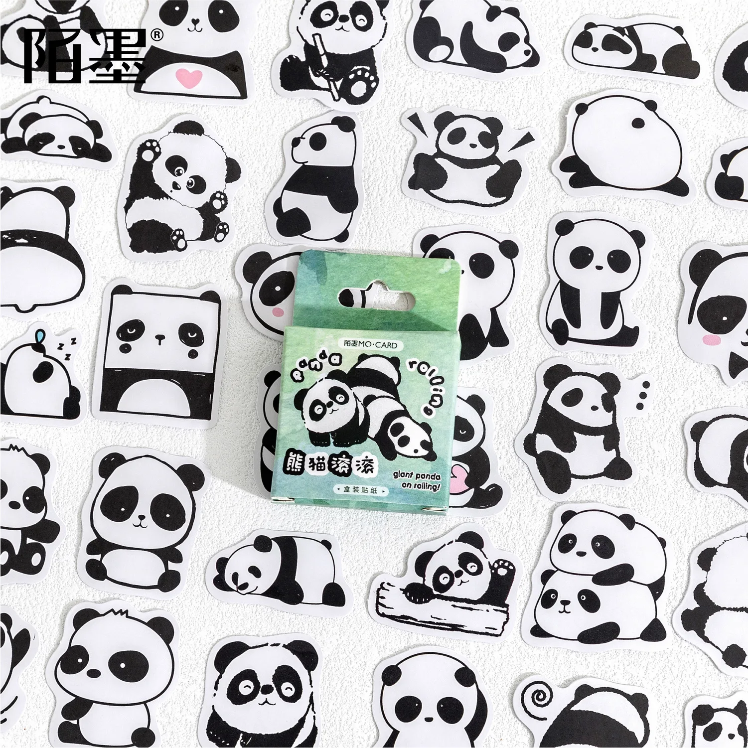 STICKERS PUNK 46 Pcs/box Cute Panda Animals Kawaii Decoration Stickers Planner Scrapbooking Stationery Diary Stickers 04682
