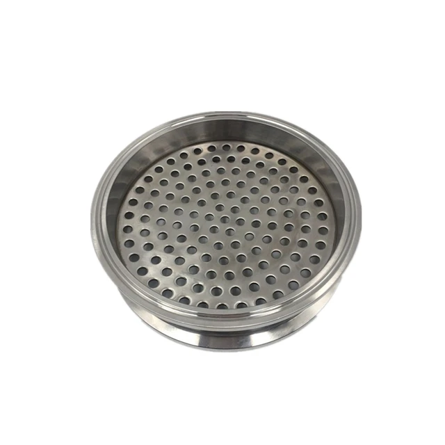 Санитарная нержавеющая сталь 304 зажимное соединение наконечник фильтра