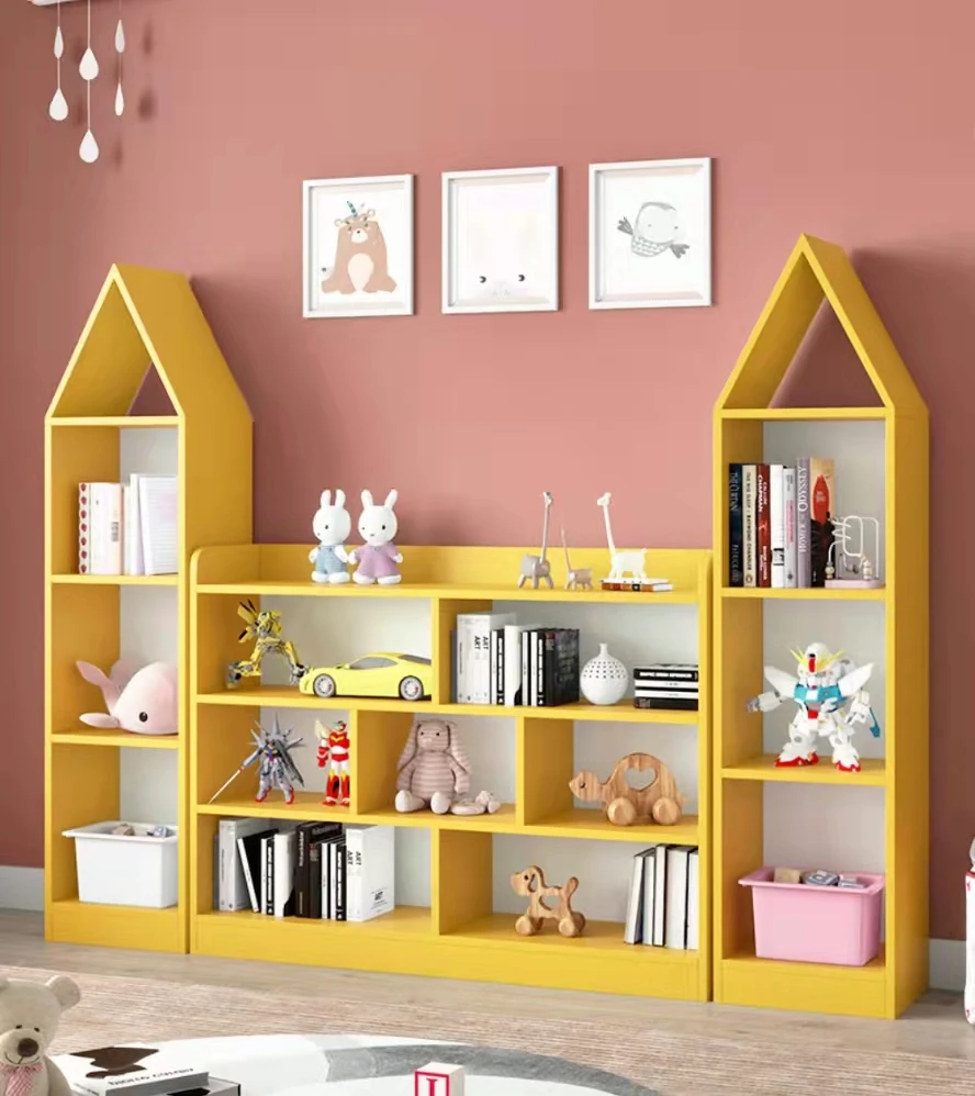 bookshelf wooden bookshelf library furniture multifunction storage rack