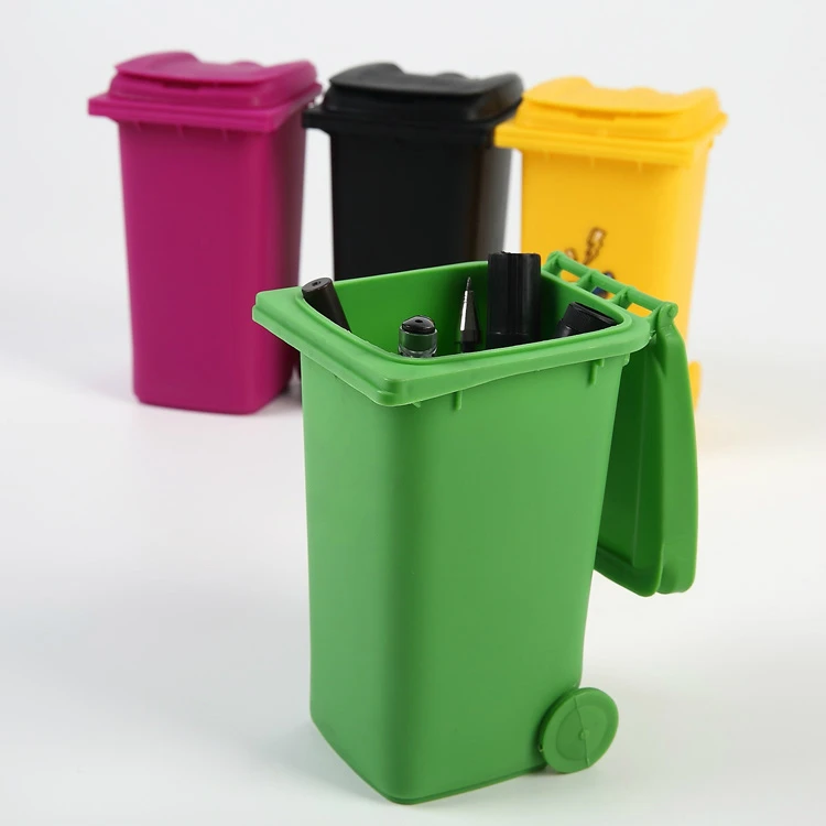 Custom Mini Trash Can Toy Desktop Mini Garbage Cans Waste Bin for Desk