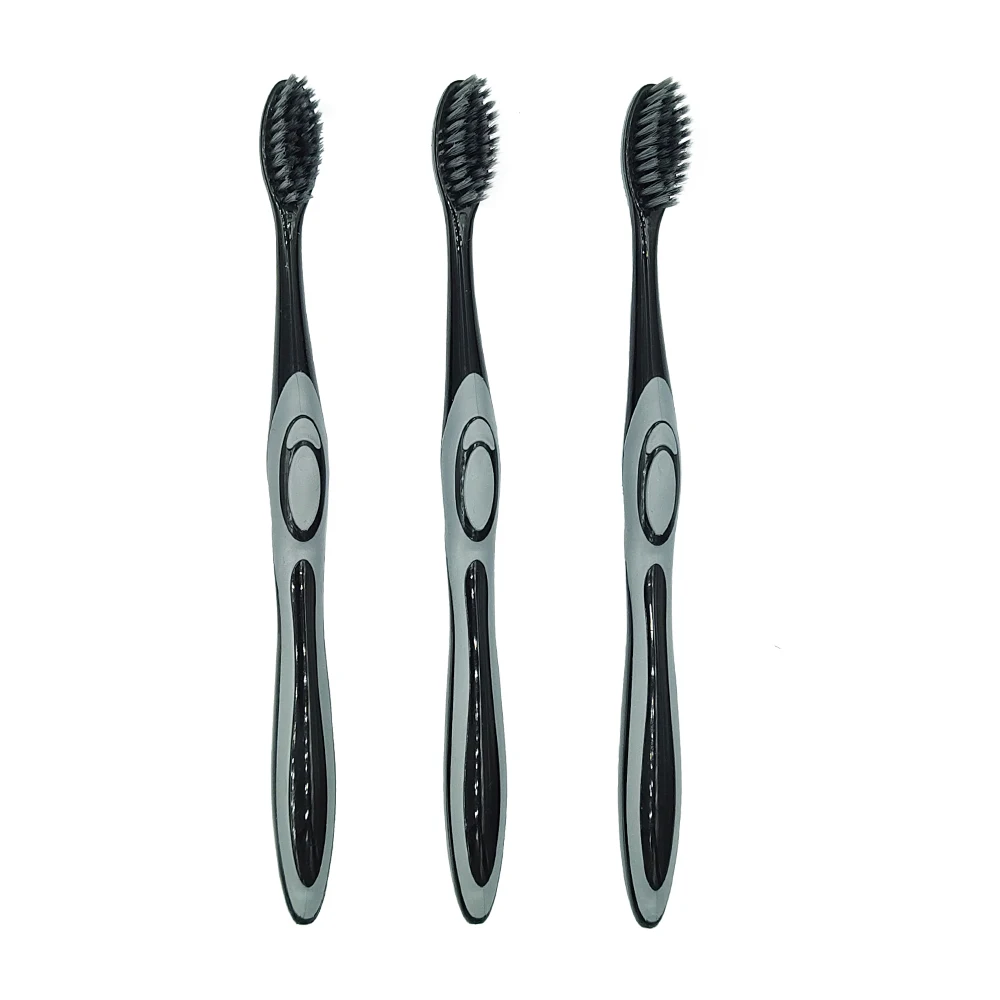 Ортодонтическая пластиковая зубная щетка для дома и путешествий с логотипом на заказ оптом