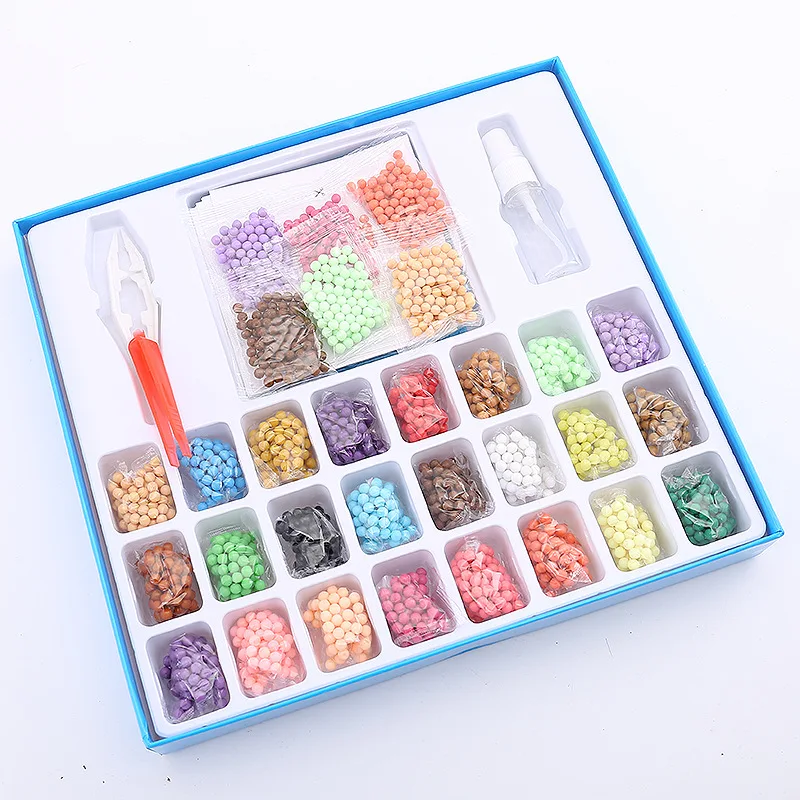 Colorful Spray Water Fuse Beads Kits Handmade Magic Beads Magic Diy Water Beads Kids Toys