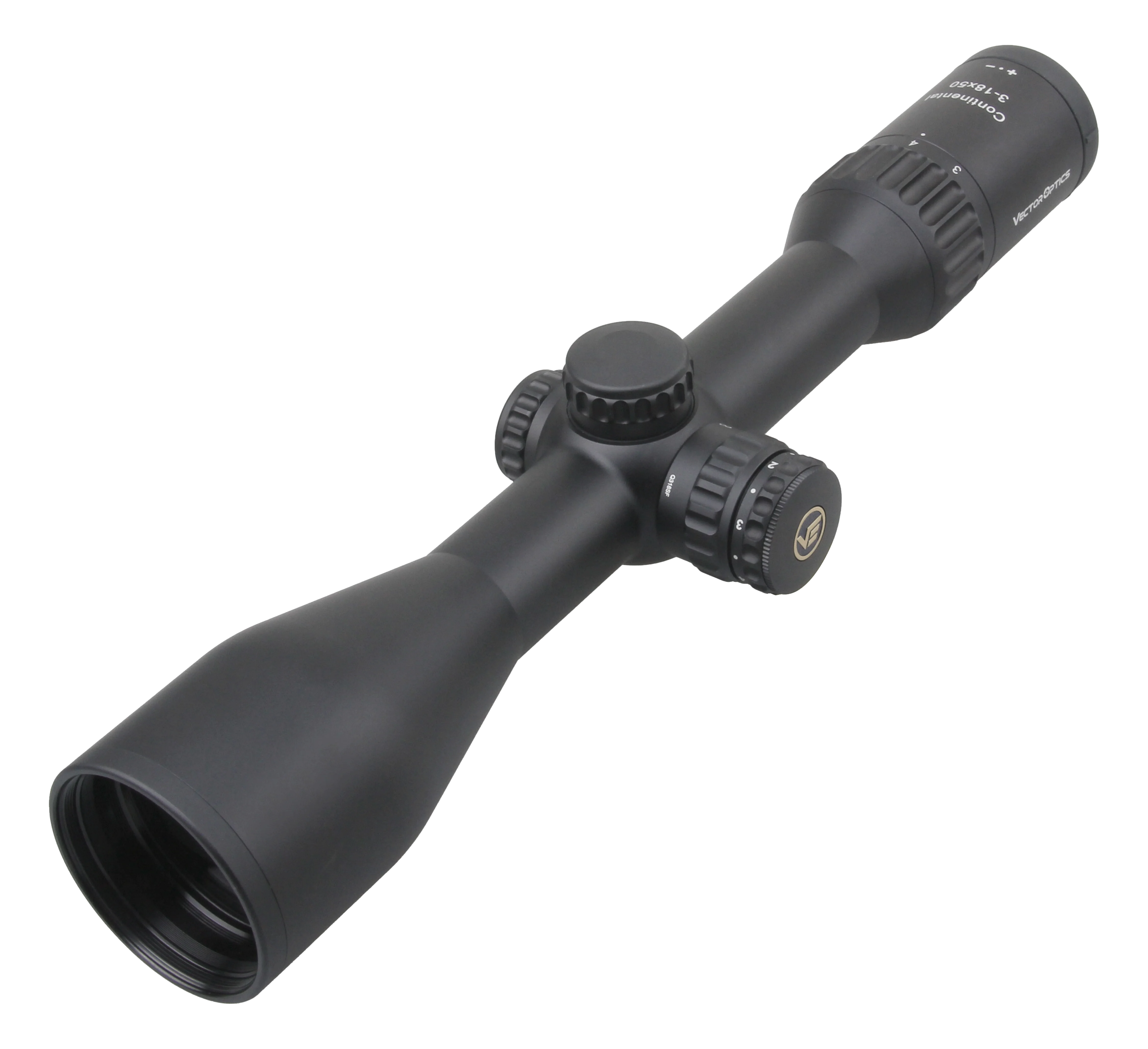 Vector Optics 3-18x50 miras telescopicas Continental 30mm Tube Side Focus Min 10 Yards Hunting Scope