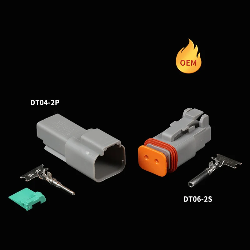 8 Pin Deutsch DT06-8S DT04-8P 22-14AWG  Automotive Battery Connector All models Deutsch Connector