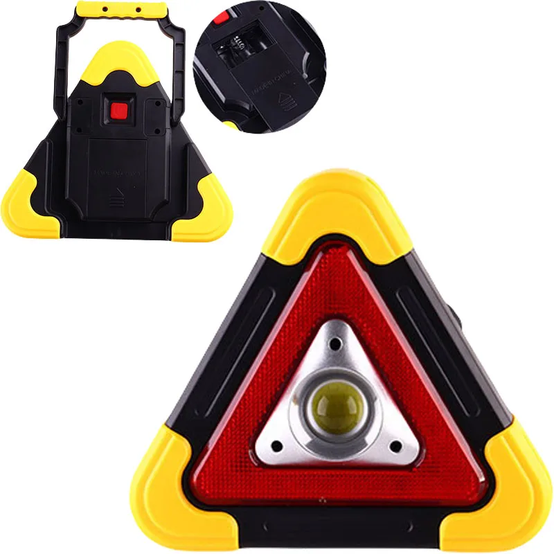 New LEDtriangle warning light Traffic Warning Triangle Safety Light Roadside Flashing Light COB Emergency Lamp with USB Charging