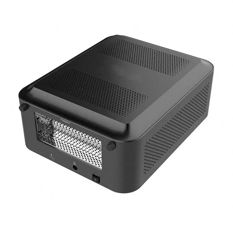 Mini Itx Case Black Vertical Amplifier Rack Dual Power Supply Computer Desktops White Brown 1U450 Deep Industrial