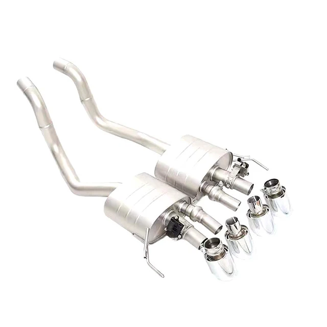 High Performance Titanium Exhaust Muffler System For Ferrari F8