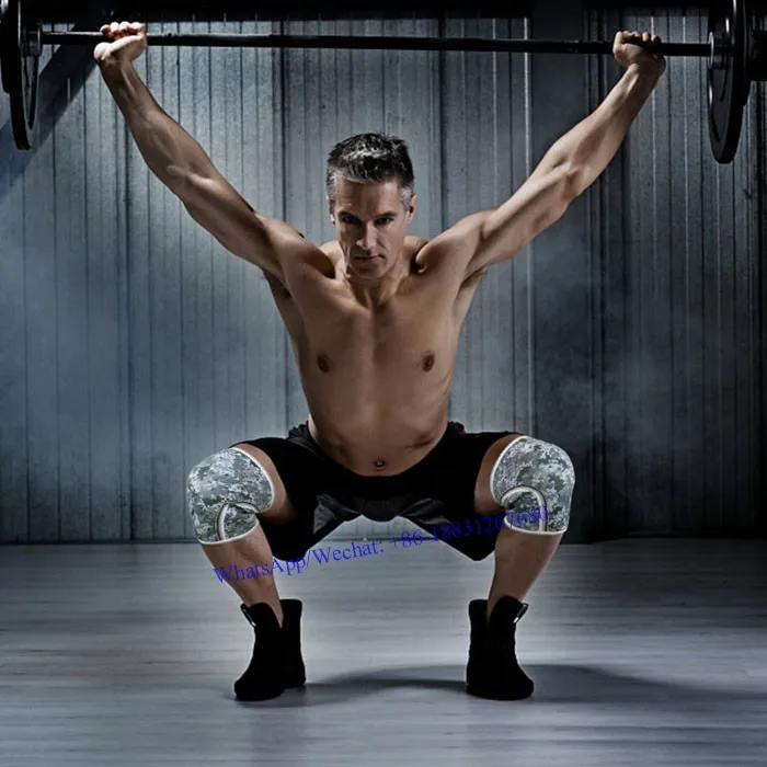 2021 Knee Compression Sleeves for Weightlifting, Powerlifting - 7mm Neoprene Squats Knee Sleeve with