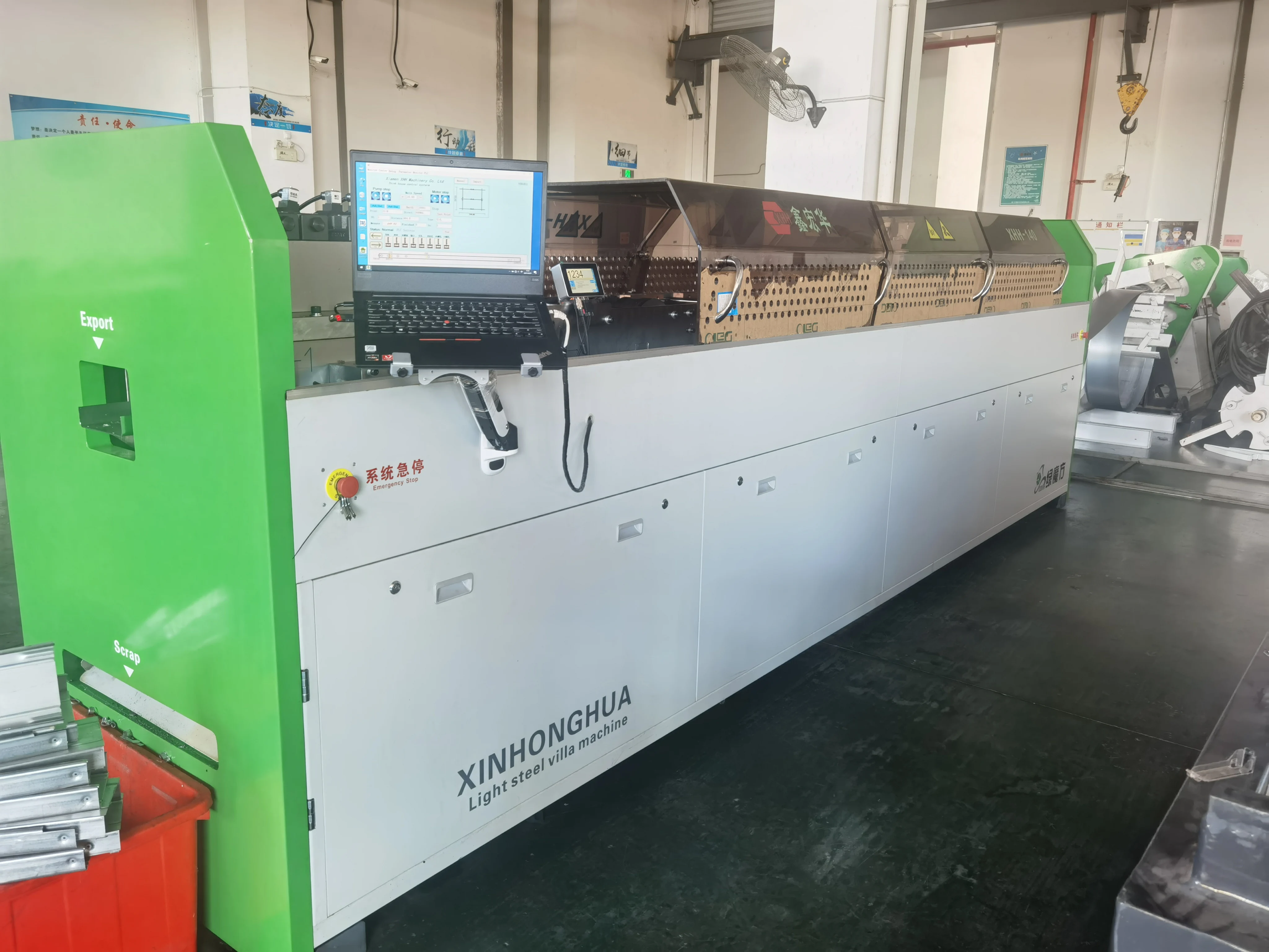 New Design C140 Vertex Bd Light Keel Villa Making Machinery Steel House Frame Roll Forming Machine for House Building