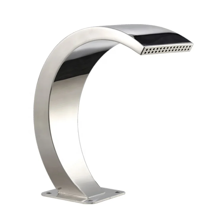 Искусственный внутренний бассейн из нержавеющей стали, особенность стен, водопад для продажи