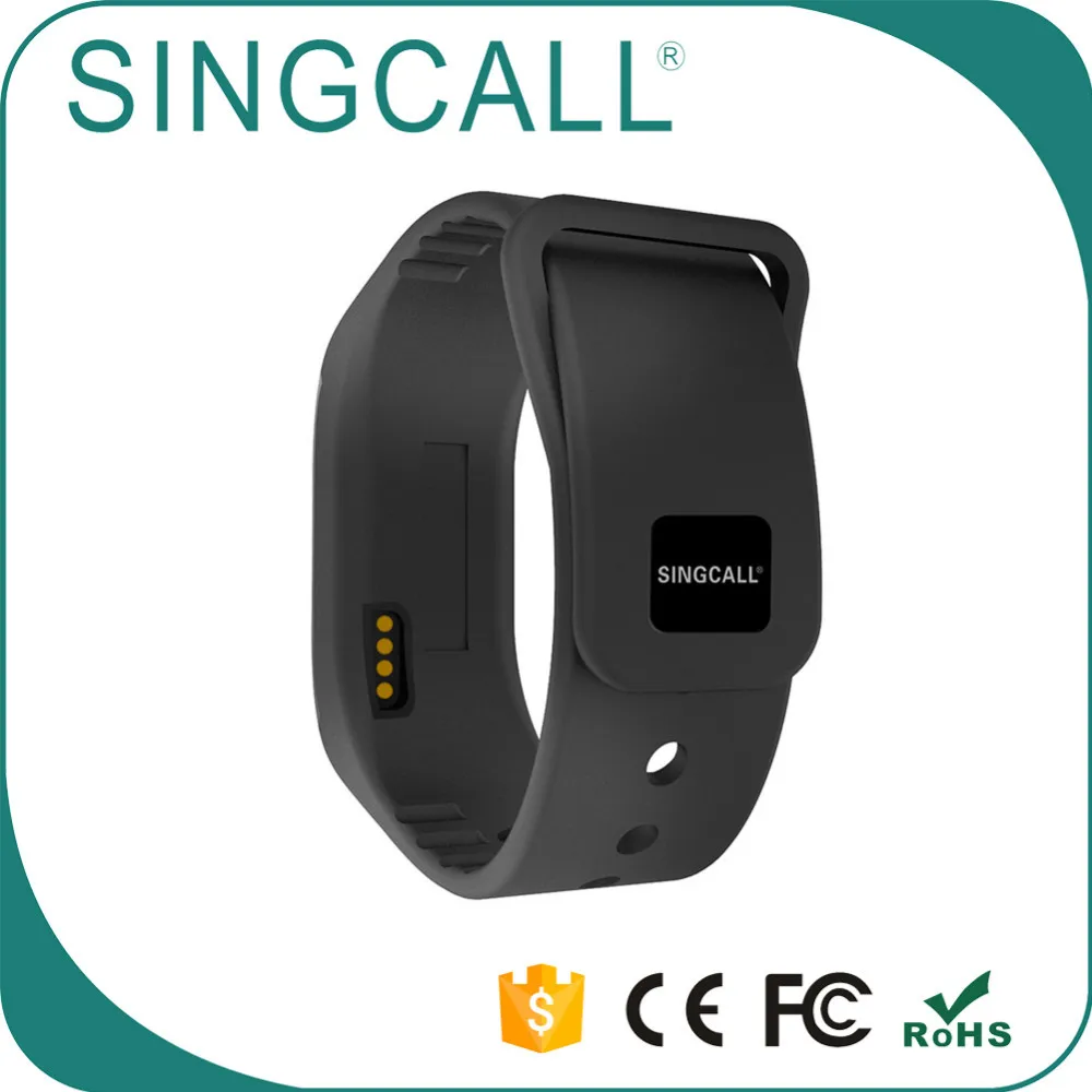  SINGCALL APE6900 наручные вибрирующие беспроводные Часы для