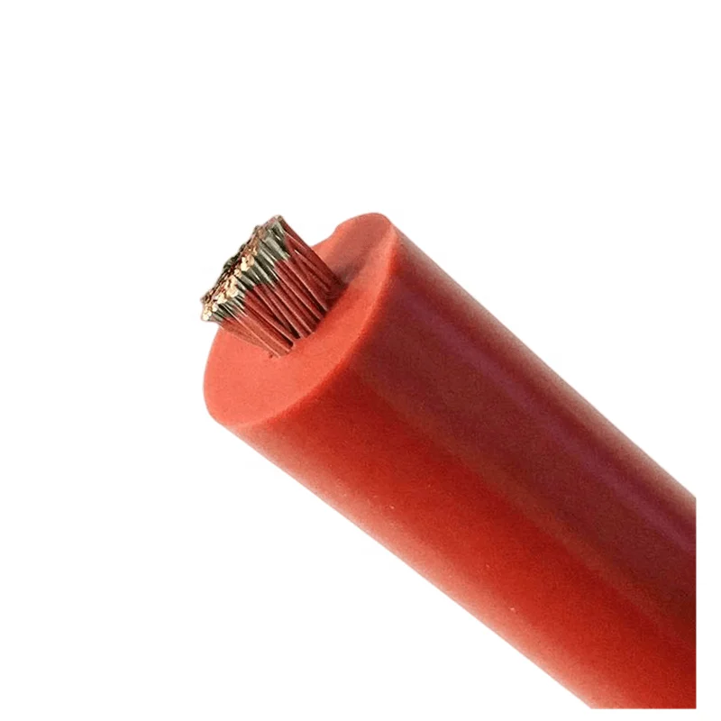DC High Voltage Silicone Cable 5/10/15/20/25/30/40KV 20/18/17/15/13/11/9AWG Heat Resistance 200C High voltage Spark Plug Cable