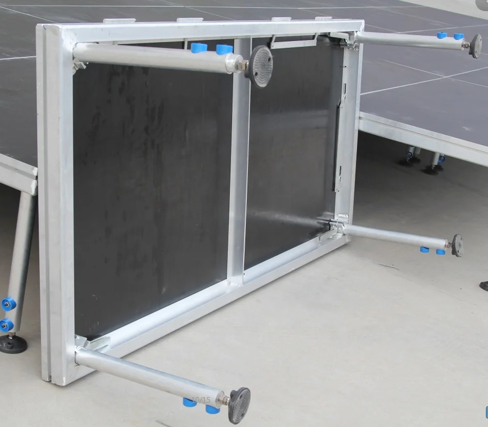 1m x 1m High Quality Factory Direct Sale Aluminum Stage Platform For Event Outdoor Concert Acrylic Floor Transparent Stage